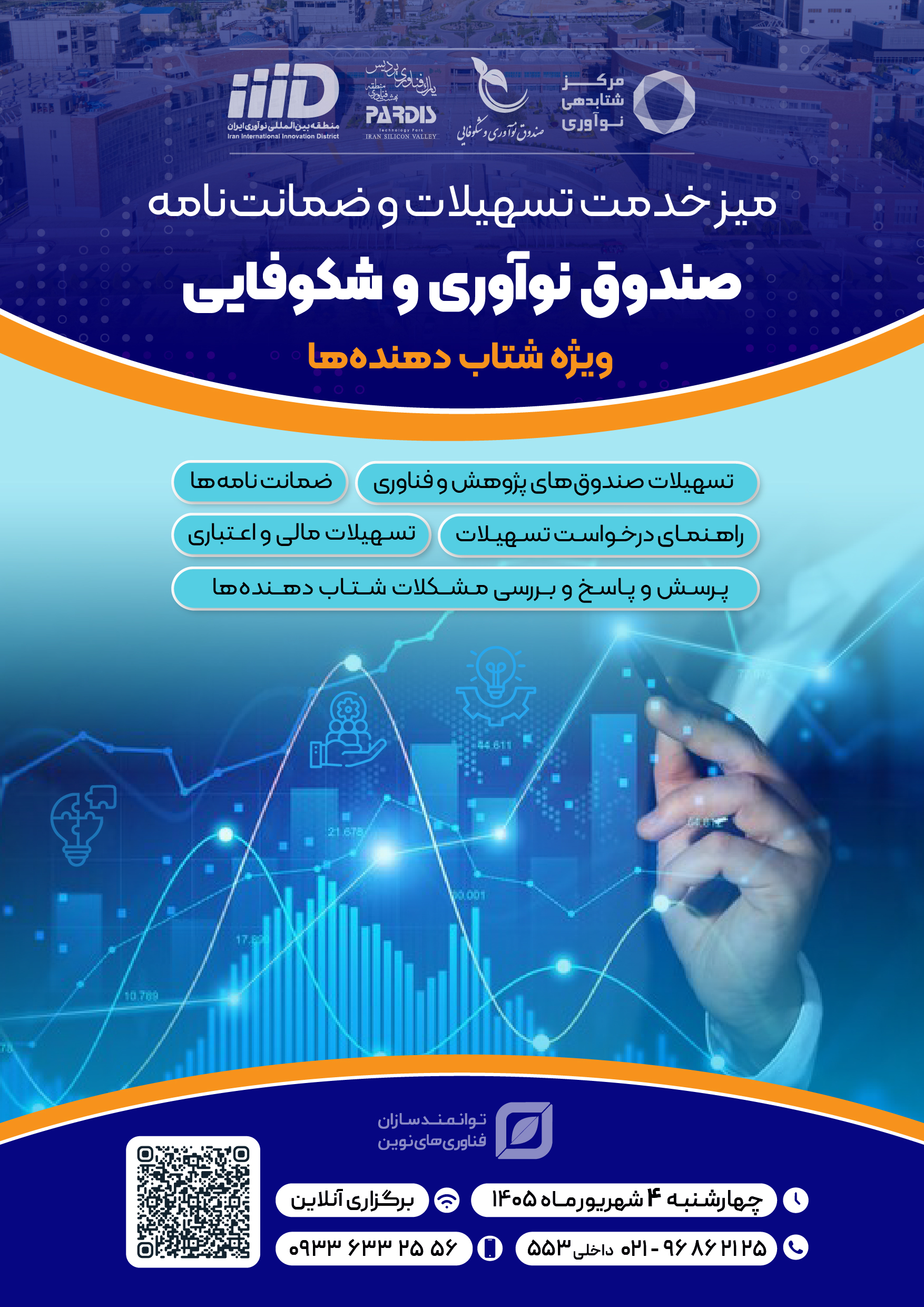 چهارمین میز خدمت صندوق نوآوری شکوفایی ( شتابدهنده ها )